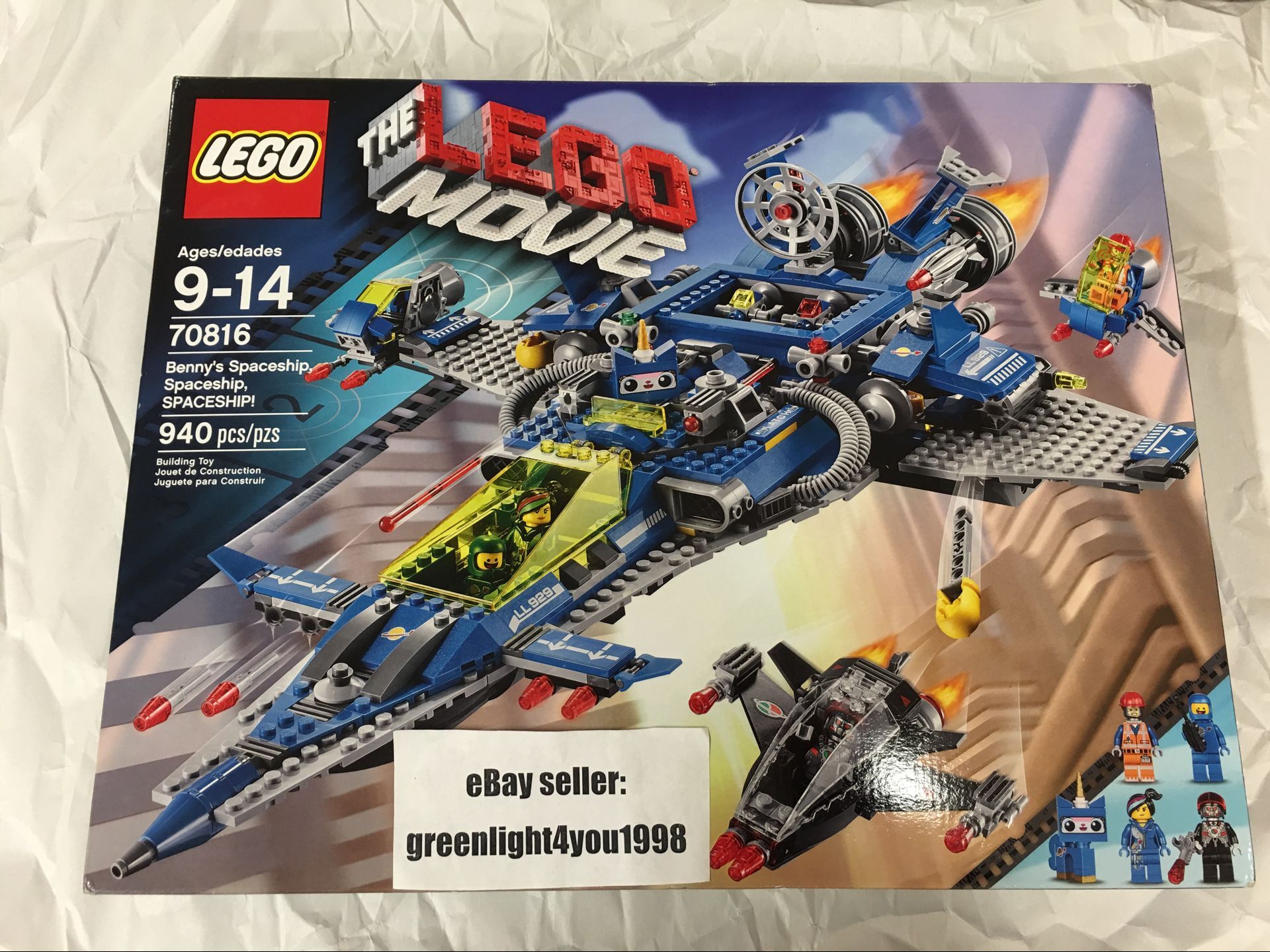 NEW Lego 70816 LEGO Movie Benny's Spaceship Building Toys - Click Image to Close